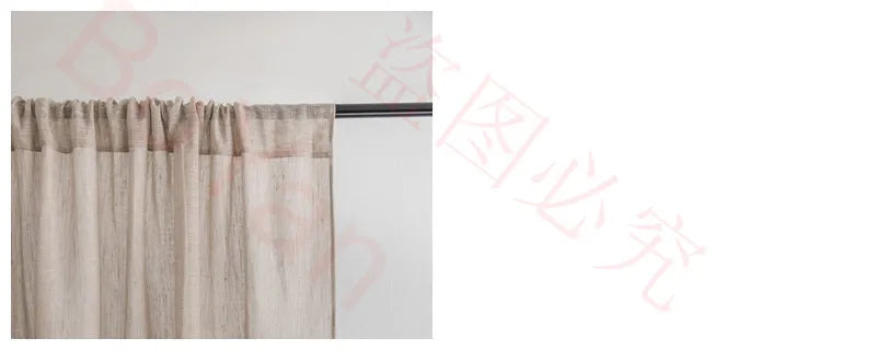 High Quality Super Soft Elegant Cream White Tulle Curtains for Living Room Decor Beige Window Sheer Voile Modern Bedroom Chiffon