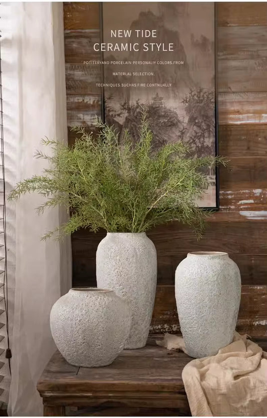 Contemporary Chinese Ceramic Vase Luxury Tabletop Decor with Unique Display Modern Design for Home