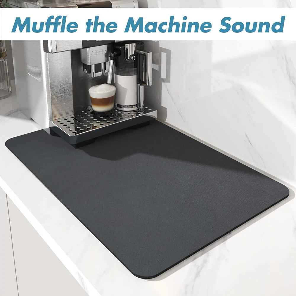 Coffee Mat Super Absorbent Quick Drying Mat for Kitchen Counter Espresso Machine Coffee Maker Table Decor Coffee Bar Accessories