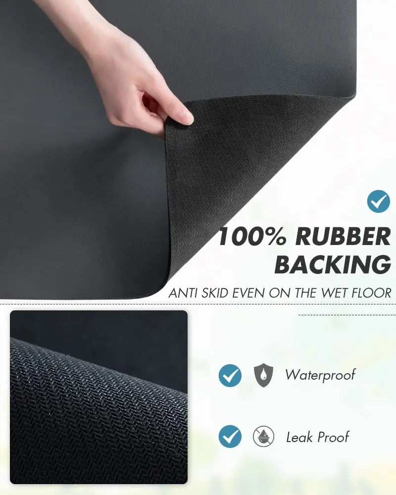 Coffee Mat Super Absorbent Quick Drying Mat for Kitchen Counter Espresso Machine Coffee Maker Table Decor Coffee Bar Accessories