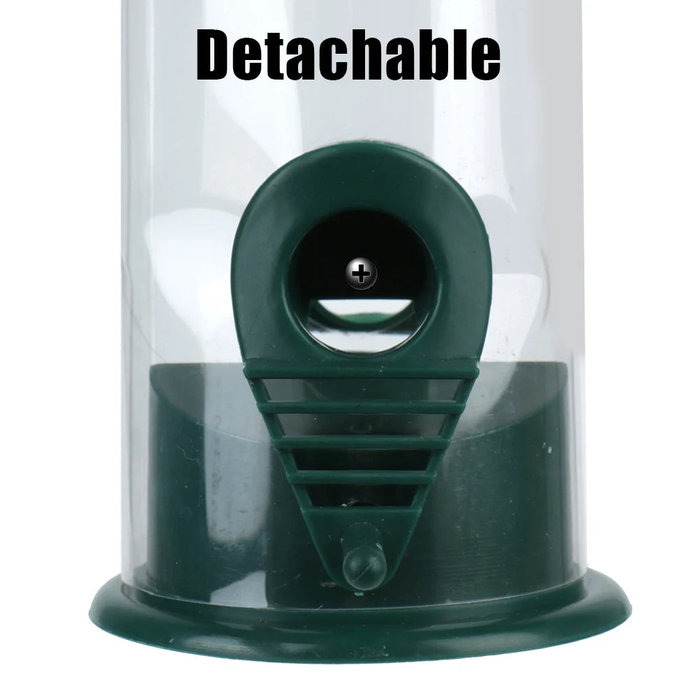 Bird Feeder Outdoor Decoration Wild Bird Seed Feeder Bird Feeding Tool Bird Tableware Hanging Garden Paddock