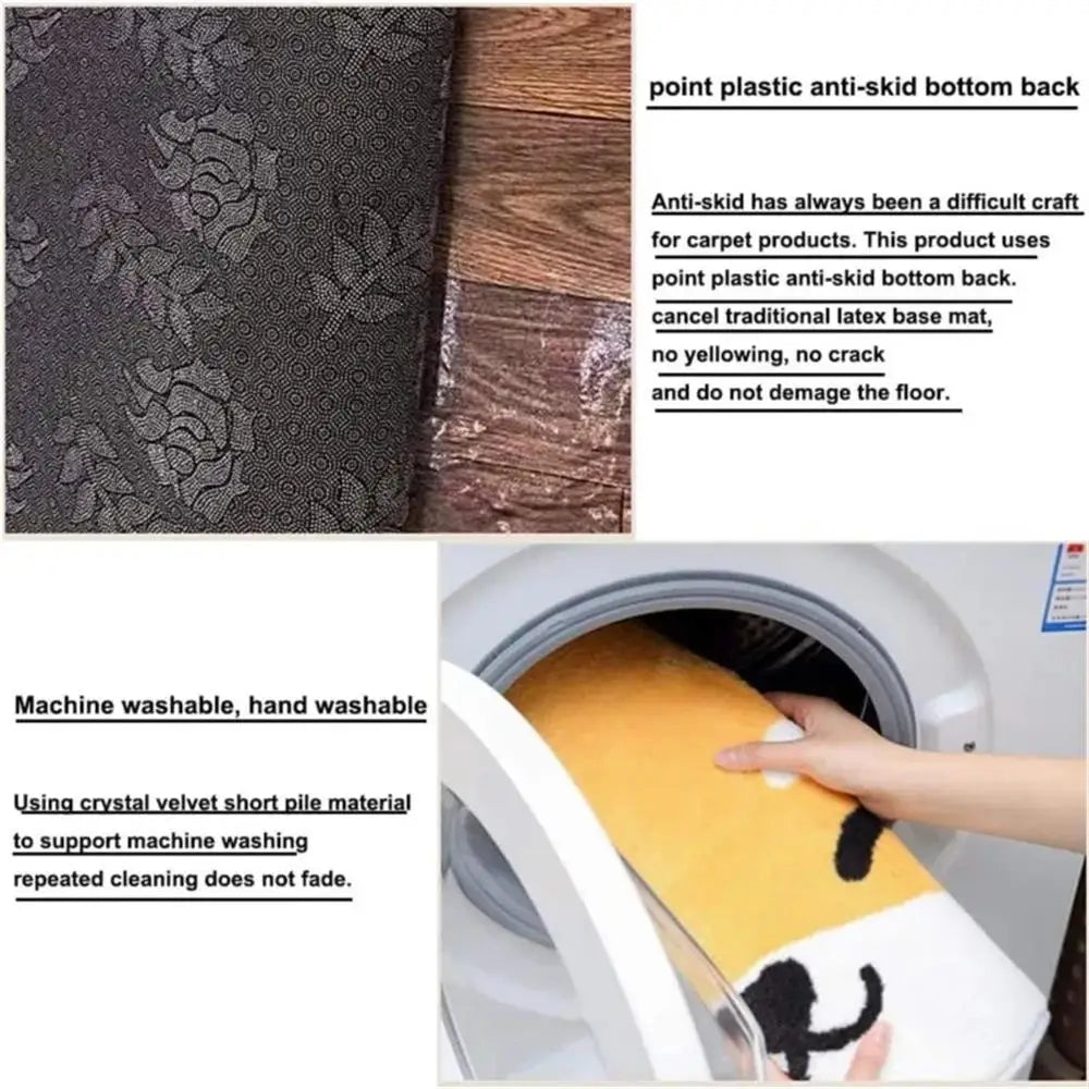 Non-slip Kitchen Carpets for Living Room Long Area Rug Kitchen Floor Mat Carpets Entrance Door Mat Home 바닥 깔개 Alfombra Tapis