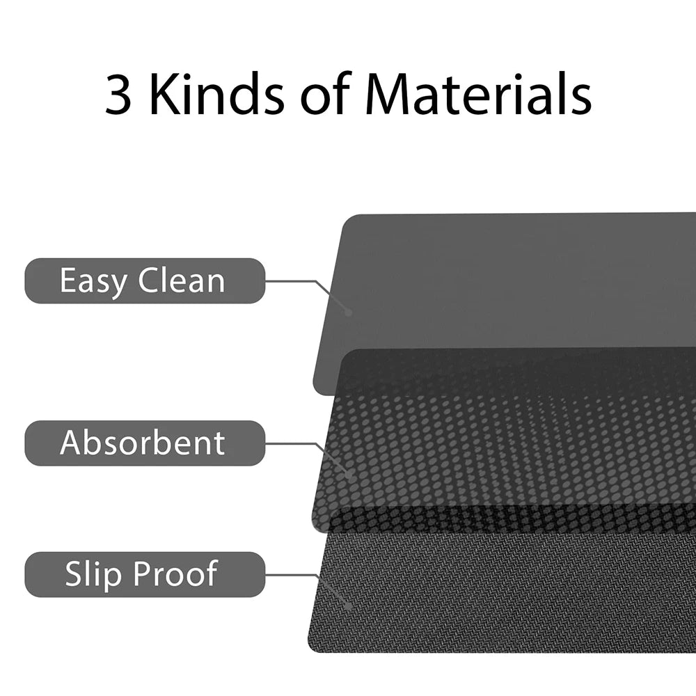 Coffee Mat Super Absorbent Quick Drying Mat for Kitchen Counter Espresso Machine Coffee Maker Table Decor Coffee Bar Accessories