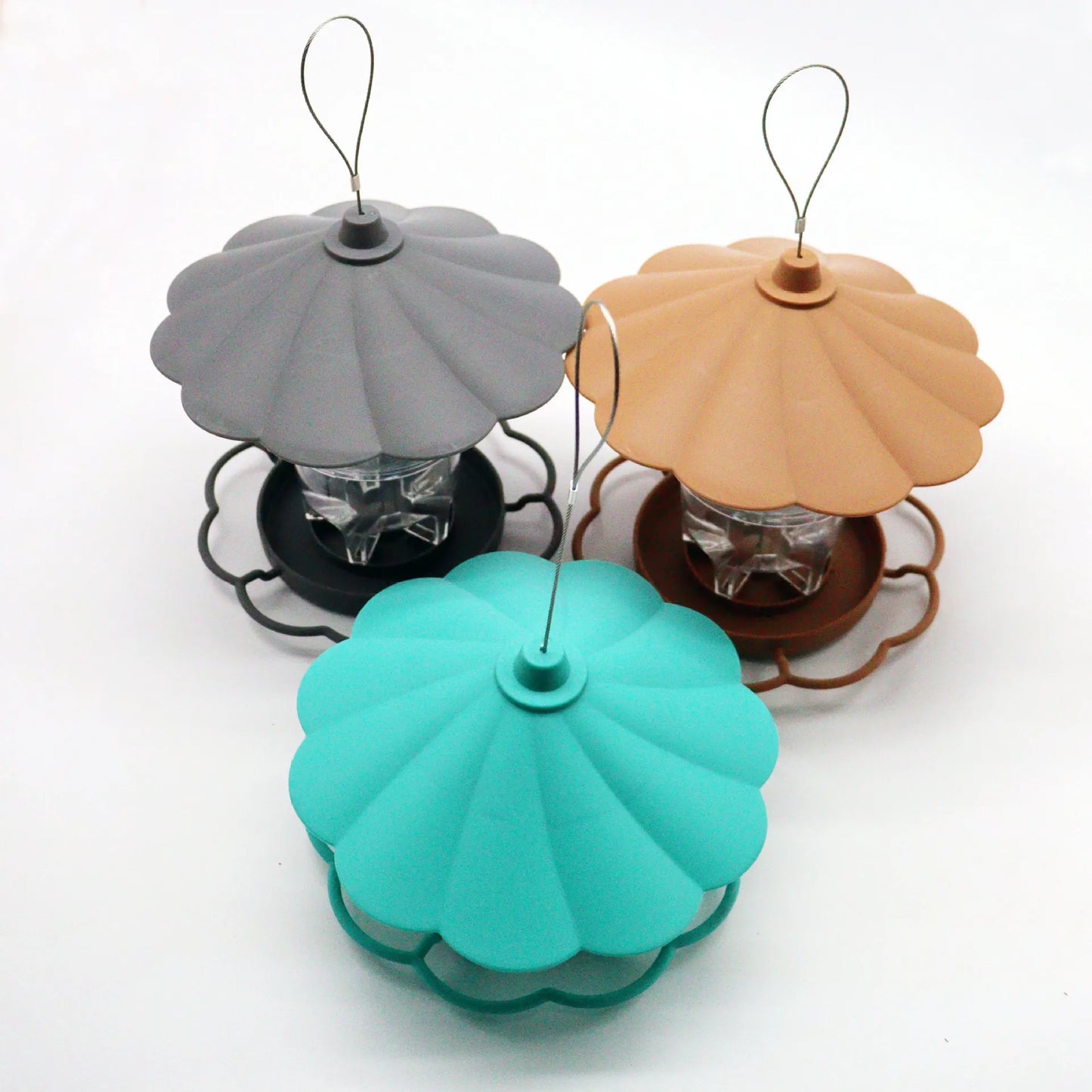 Backyard Bird Feeders Wild Bird Feeders Attract Diverse Birds with Elegant, Waterproof Lantern Bird Feeder for Outdoor Viewing