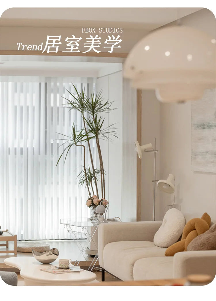 French Cream Style Double-sided Chenille Super Soft Cloud Velvet Curtains for Living Room Bedroom Dining Blackout Modern Decor