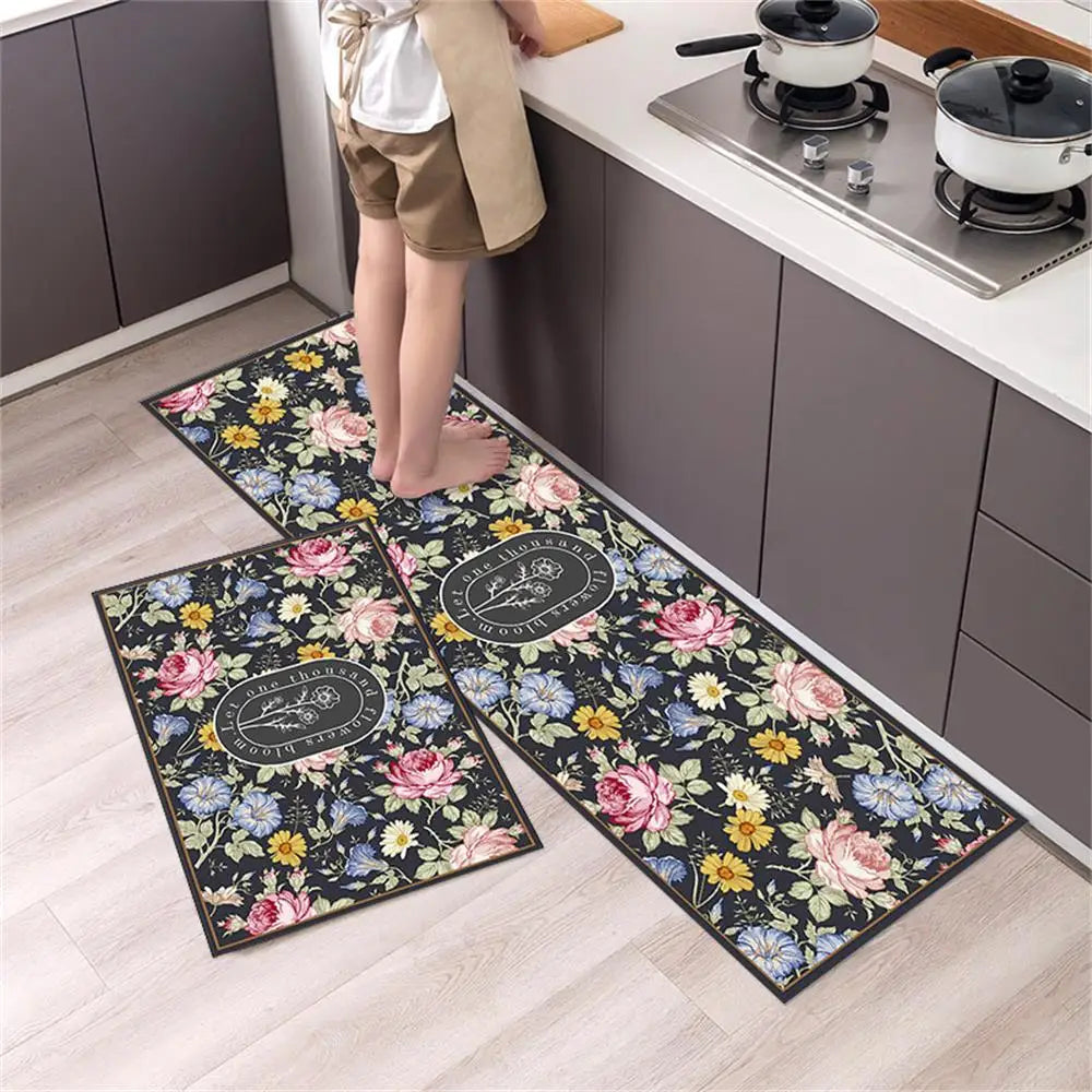 Non-slip Kitchen Carpets for Living Room Long Area Rug Kitchen Floor Mat Carpets Entrance Door Mat Home 바닥 깔개 Alfombra Tapis