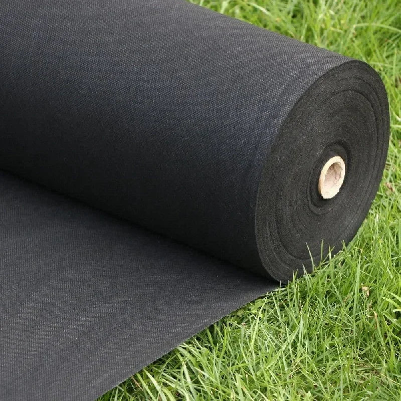 1 Roll of Garden Landscape Fabric Weed Barrier Heavy-Duty Car Road Gardening Mat Polypropylene Ground Cover Plant Flower Vegetab