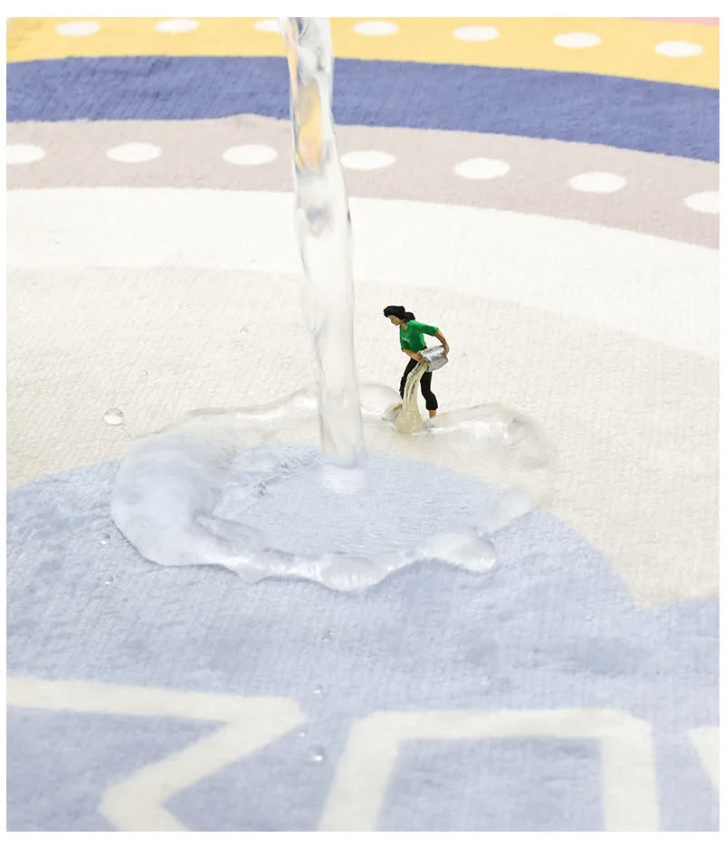 VIKAMA kitchen carpet washable, non-slip, absorbent floor mat, bathroom floor mat, absorbent kitchen mat, door mat, room decorat