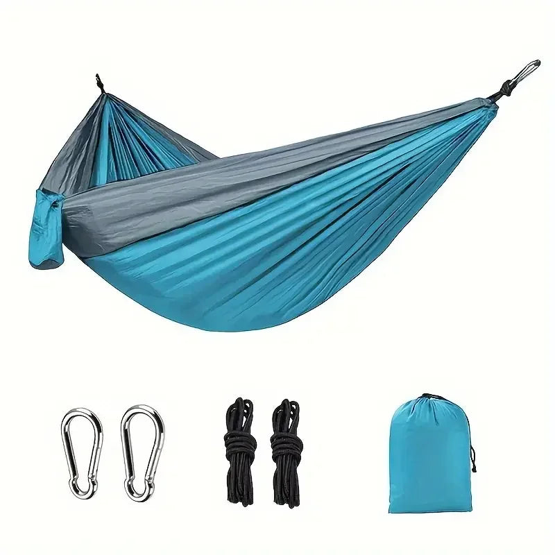 Hammock for Camping Hammocks Gear for The Outdoors Backpacking Survival or Travel Portable Lightweight Parachute Nylon