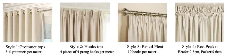 French Cream Style Double-sided Chenille Super Soft Cloud Velvet Curtains for Living Room Bedroom Dining Blackout Modern Decor