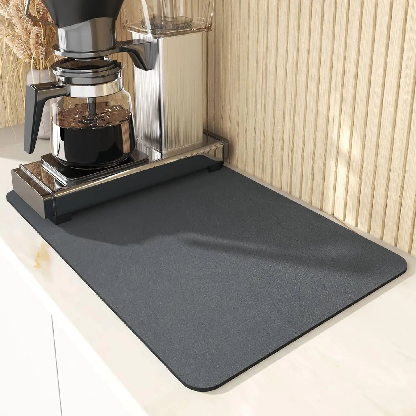 Coffee Mat Super Absorbent Quick Drying Mat for Kitchen Counter Espresso Machine Coffee Maker Table Decor Coffee Bar Accessories