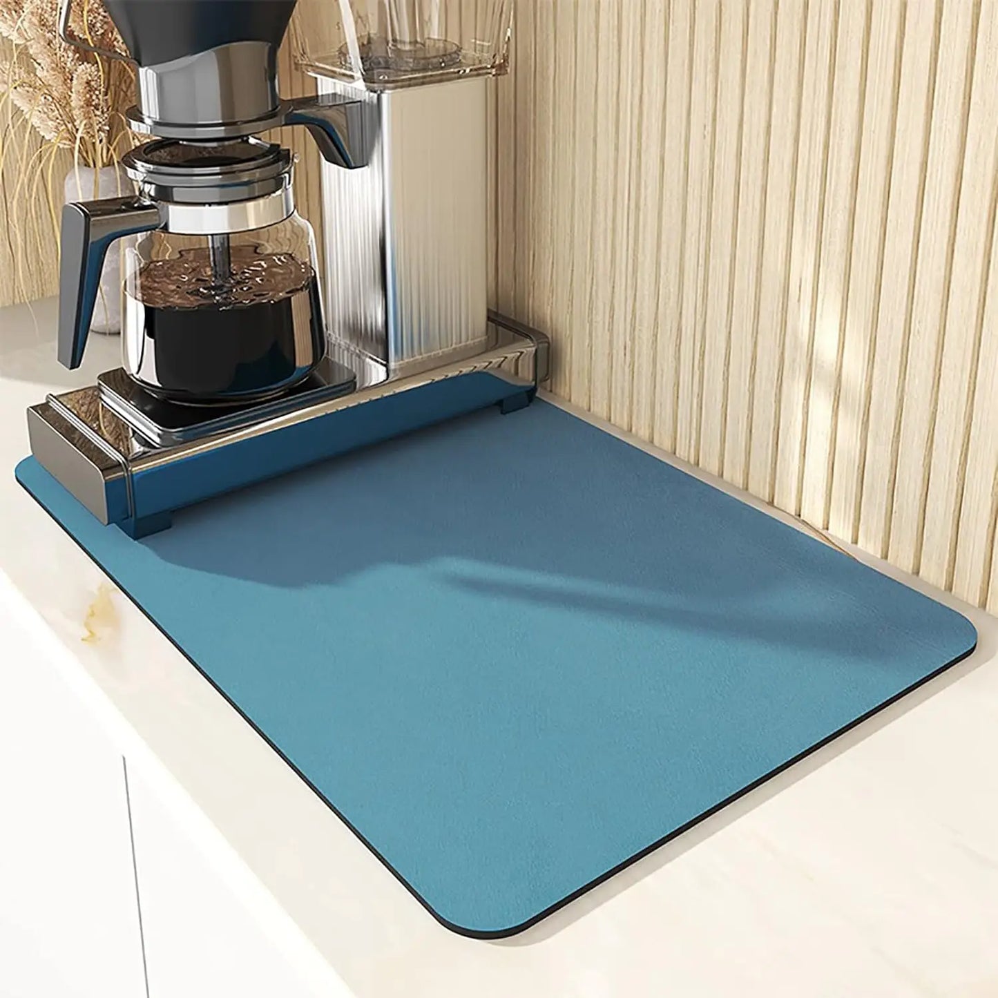 Coffee Mat Super Absorbent Quick Drying Mat for Kitchen Counter Espresso Machine Coffee Maker Table Decor Coffee Bar Accessories