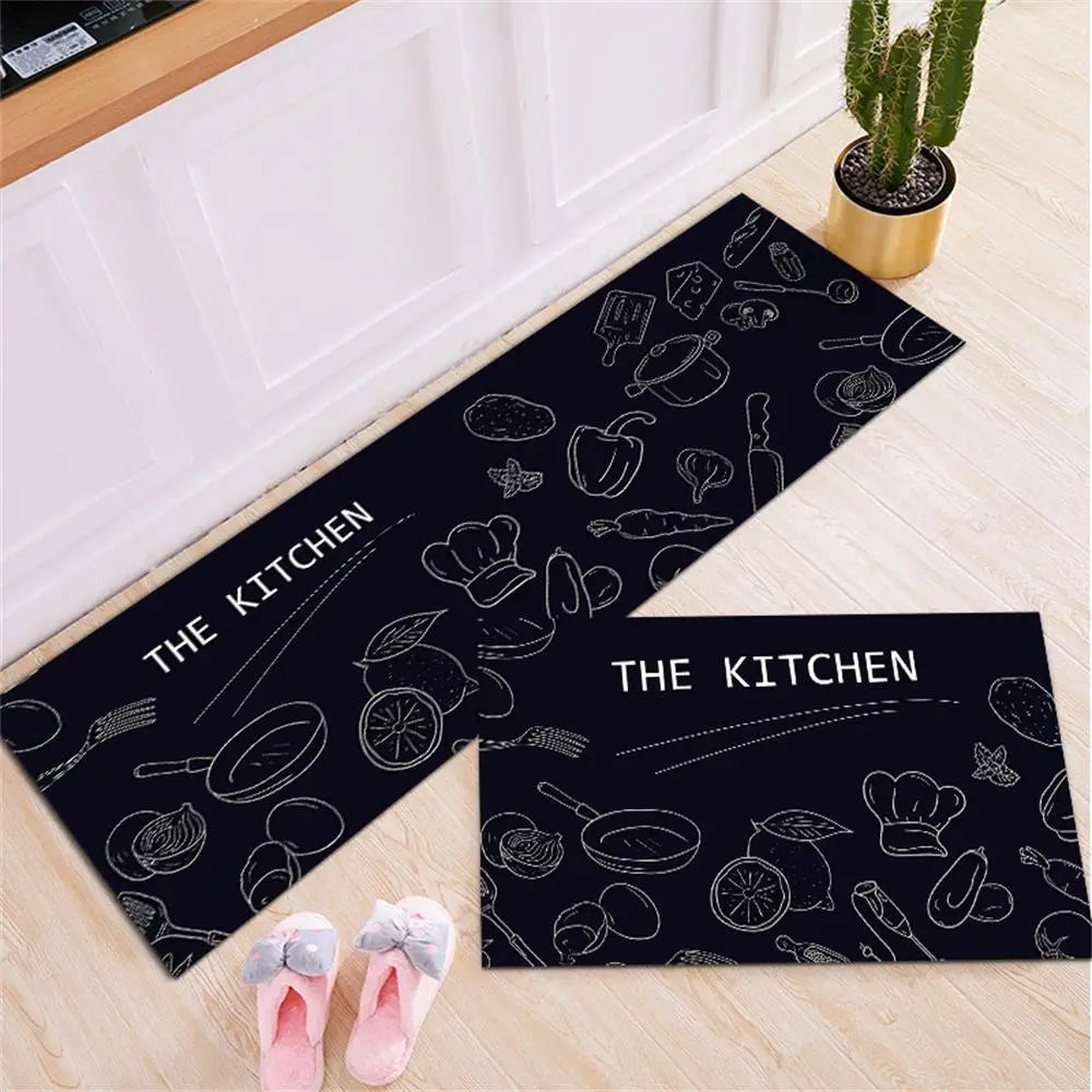 Non-slip Kitchen Carpets for Living Room Long Area Rug Kitchen Floor Mat Carpets Entrance Door Mat Home 바닥 깔개 Alfombra Tapis
